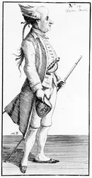 Caricature of Raimondo Cocchi